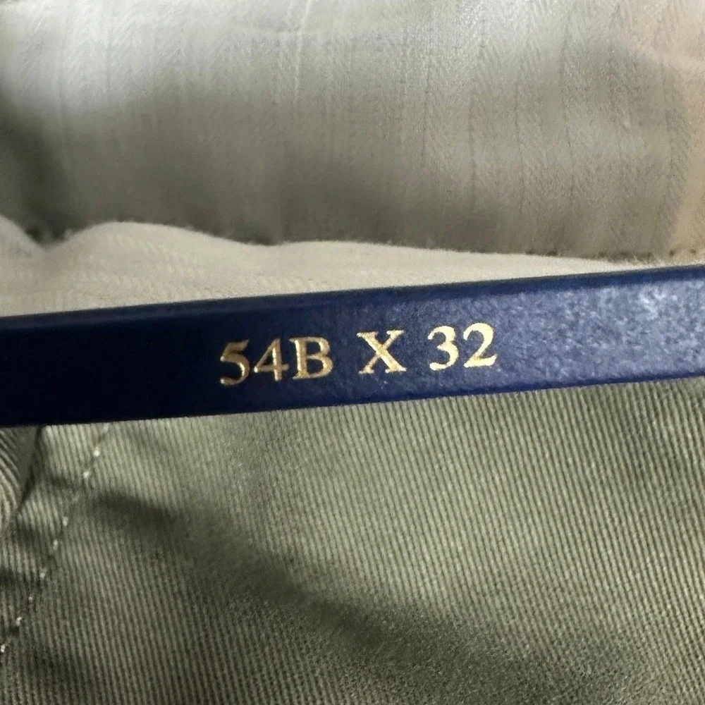 NEW Polo Ralph Lauren Preston Pants Mens 54X29 Big Tall Olive Green Khakis Chino